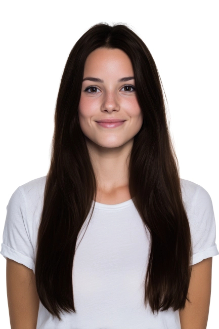 Włosy naturalne doczepiane na ringi 50cm 0,8g - kolor #1B