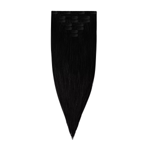 Włosy naturalne doczepiane Clip In 60cm 140 gram - kolor #1