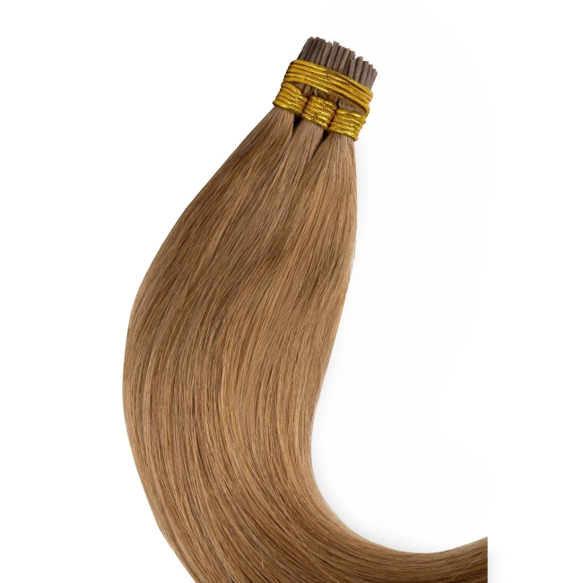 Włosy naturalne doczepiane na ringi 40cm 0,6g - kolor #12