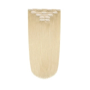 Włosy naturalne doczepiane Seria MAGIC Bezszwowe Ukryte Clip In 50cm 120 gram - Kolor #613 Jasny Blond