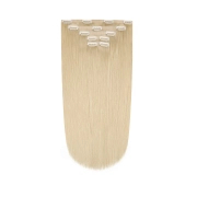 Włosy naturalne doczepiane Seria MAGIC Bezszwowe Ukryte Clip In 50cm 120 gram - Kolor #26 Złoty Blond