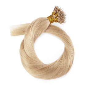 Włosy naturalne doczepiane na nano ringi 40cm 0,6g 20 sztuk  - kolor #24