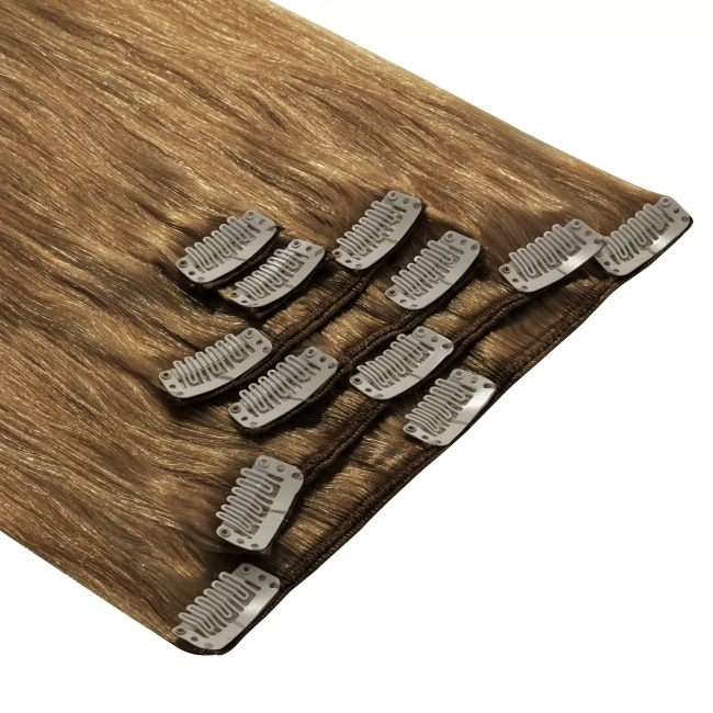 Włosy naturalne doczepiane Clip In 40cm 120 gram - kolor #12