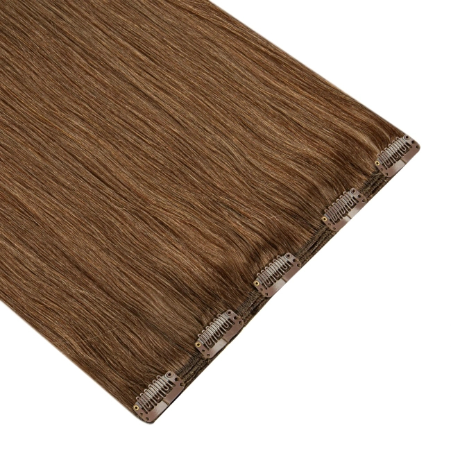 Włosy naturalne doczepiane Clip In 60cm 60 gram - kolor #8
