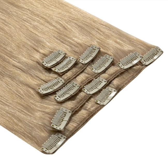 Włosy naturalne doczepiane Clip In 40cm 70 gram - kolor #24