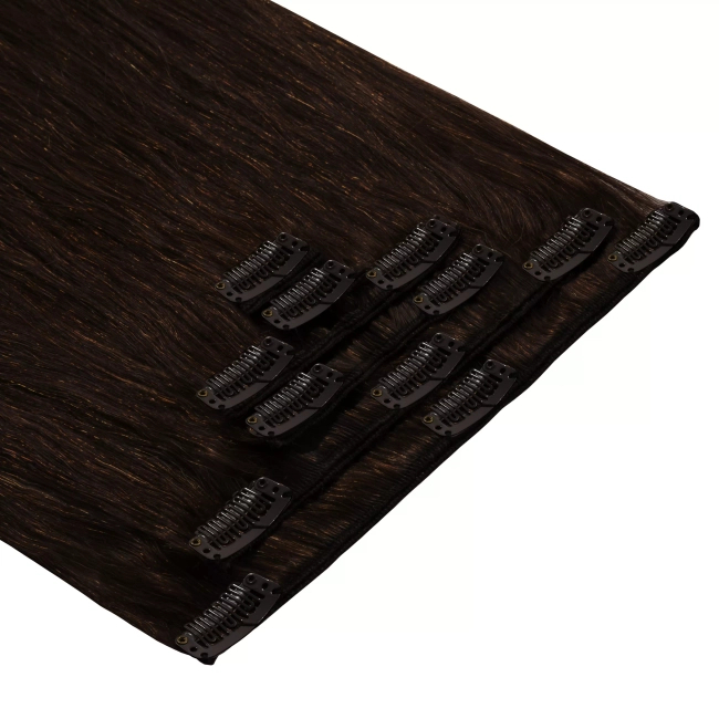 Włosy naturalne doczepiane Clip In 40cm 120 gram - kolor #1B