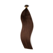 Włosy naturalne doczepiane na nano ringi 40cm 0,6g 20 sztuk  - kolor #4