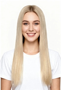Włosy naturalne doczepiane na ringi 50cm 0,8g - kolor #60