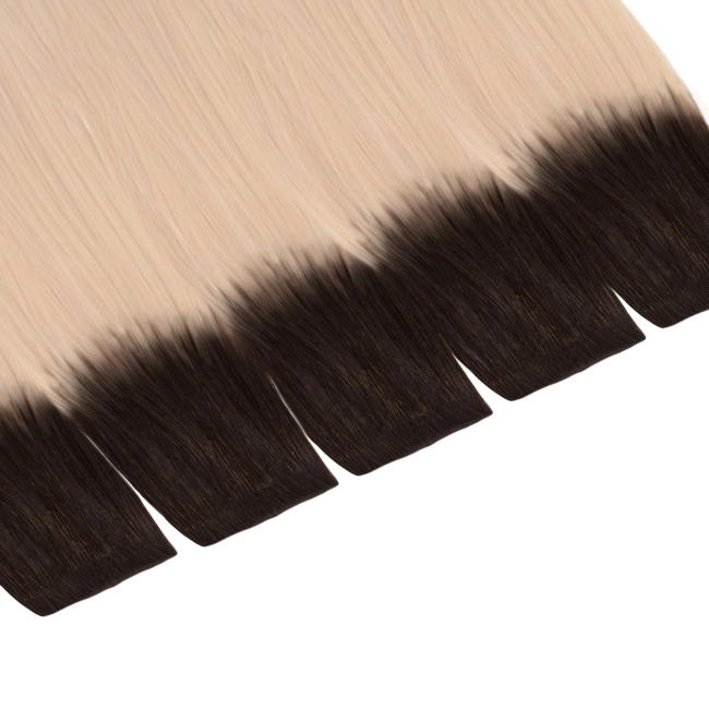 Włosy naturalne doczepiane Seria MAGIC Invisible Tape On 50cm - Kolor Ombre #2/#18A