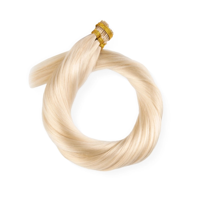 Włosy naturalne doczepiane na ringi 40cm 0,6g - kolor #60