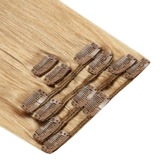 Włosy naturalne doczepiane Clip In 50cm 70 gram - kolor #18