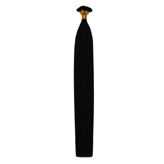 Włosy naturalne doczepiane Seria MAGIC Keratyna 50cm 0,8g 20szt - Kolor #1
