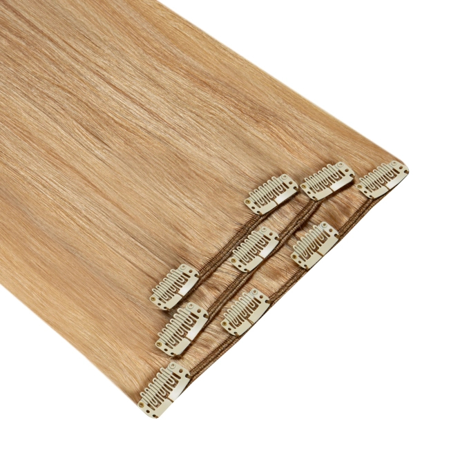 Włosy naturalne doczepiane Clip In 60cm 70 gram - kolor #18/22 Baleyage