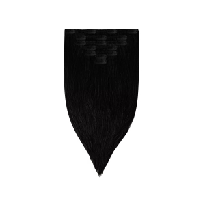 Włosy naturalne doczepiane Clip In 50cm 100 gram - kolor #1