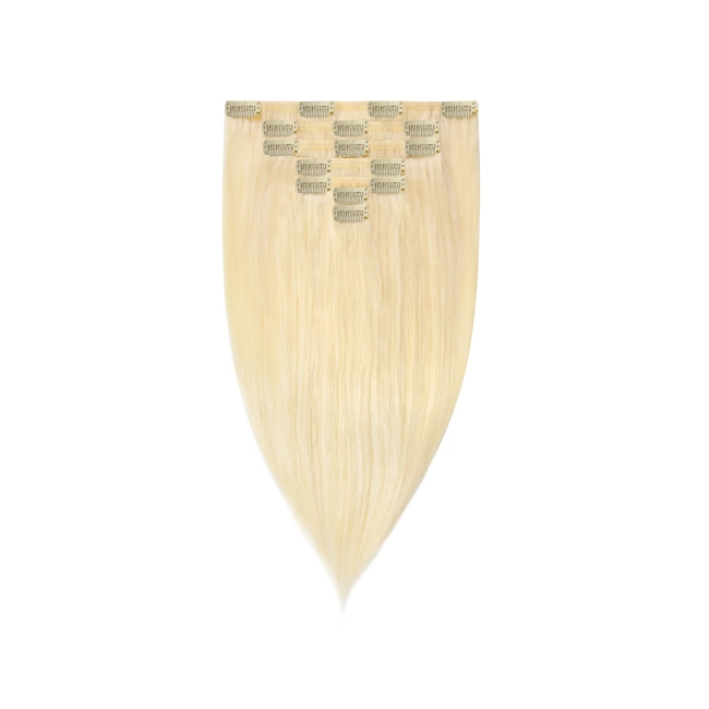Włosy naturalne doczepiane Clip In 50cm 140 gram - kolor #60