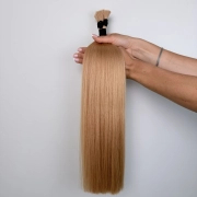 Włosy naturalne doczepiane Seria MAGIC Surowa kitka 50cm 25g - Kolor #16 Ciemny Blond