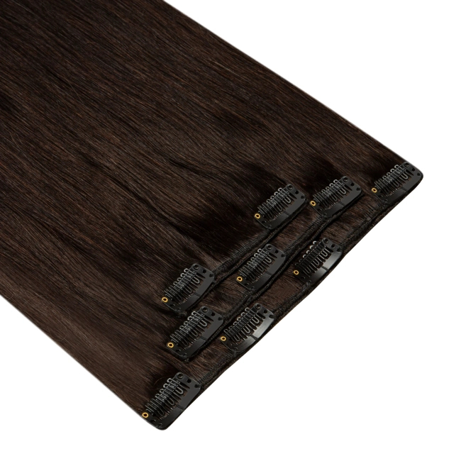 Włosy naturalne doczepiane Clip In 40cm 60 gram - kolor #1B