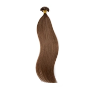 Włosy naturalne doczepiane na keratynę 40cm 0,6g 20 sztuk  - kolor #8