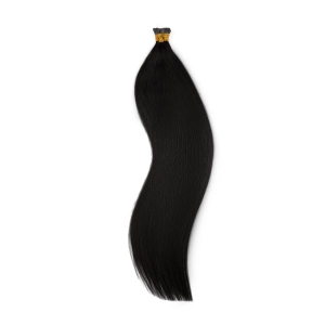 Włosy naturalne doczepiane na ringi 50cm 0,8g - kolor #1