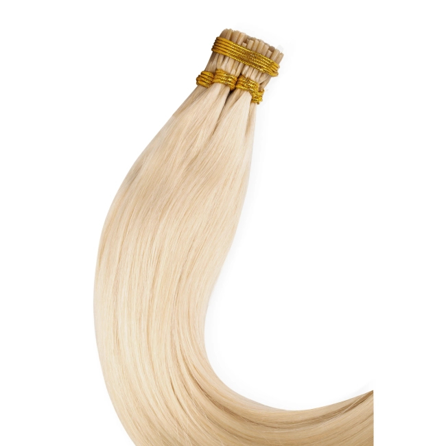 Włosy naturalne doczepiane na ringi 50cm 0,5g - kolor #60