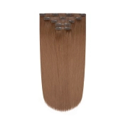 Włosy naturalne doczepiane Seria MAGIC Bezszwowe Ukryte Clip In 40cm 90 gram - Kolor #7A Czekolada