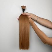 Włosy naturalne doczepiane Seria MAGIC Surowa kitka 60cm 25g - Kolor #10 Jasny Brąz