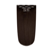 Włosy naturalne doczepiane Seria MAGIC Bezszwowe Ukryte Clip In 50cm 120 gram - Kolor #2 Brąz