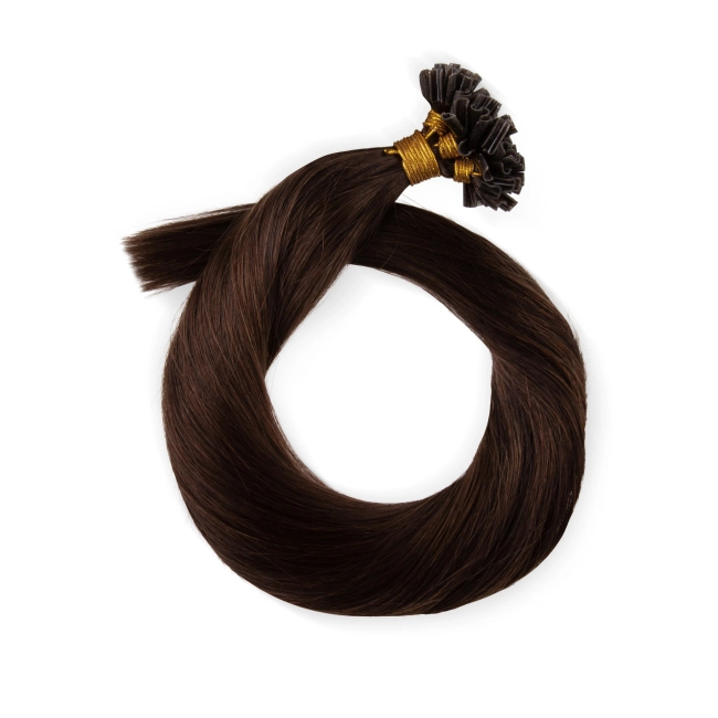 Włosy naturalne doczepiane na keratynę 60cm 0,8g 20 sztuk - kolor #2
